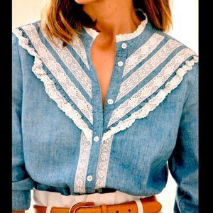 NWOT Sezane LAURE Shirt